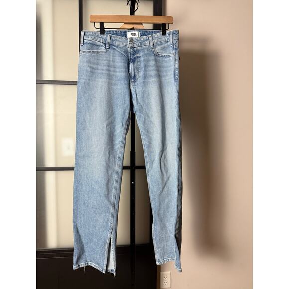 Paige Celeste Wide Leg Jeans in Wrenley Distressed Size 30 - Picture 1 of 6